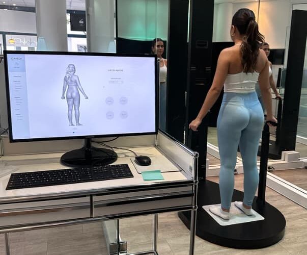 Use our 3D body scan to document your performance